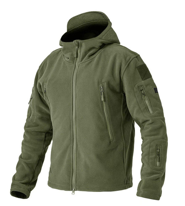 Наружная теплая подкладка из флиса Флисовая флисовая куртка с защитой от холода Толстовка Сплошной цвет Куртка с капюшоном